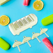 Cartoon Ice Candy Mold – 4-Cup Multicolor Set (1 Pc)