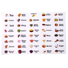 Kitchen Spice Jar Label Sticker Sheet (1 Sheet)