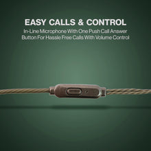 Premium Wired Earphones with Mic - (1 Pc)