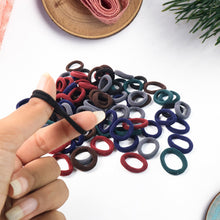 Small Hairbands Bands for Hair Rubber Bands (Pack of 100 / Multicolour), Hair accessories